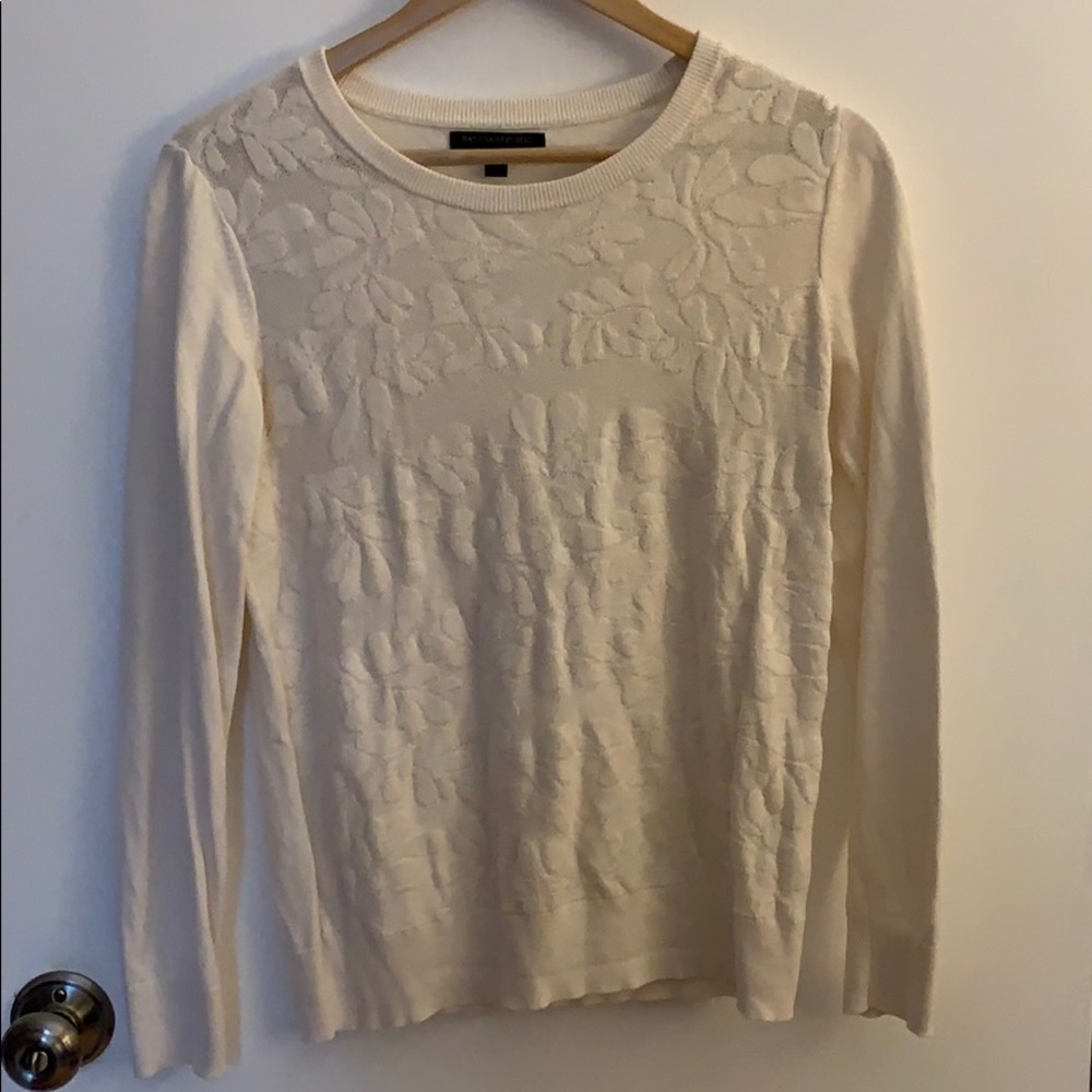 💐Banana Republic Floral Pattern Sweater